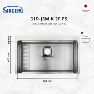 Chậu 1 Hố JS15 DID-JSM K 2F FS