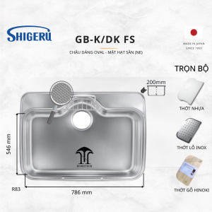 Chậu 1 Hố GB – K/DK FS