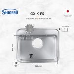 Chậu 1 Hố GX K FS Preview 1