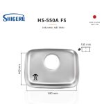Chậu 1 hố Mini HS-550AS Preview 1