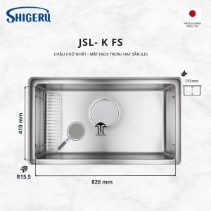 Chậu 1 Hố JS15 JSL-K FS