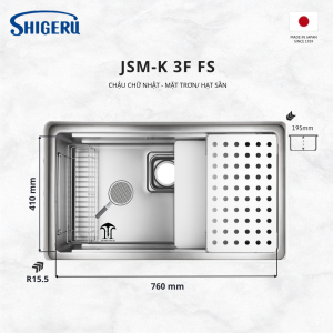 Chậu 1 Hố JS15 JSM-K 3F FS