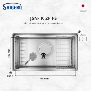 Chậu 1 Hố JS15 JSN-K 2F FS