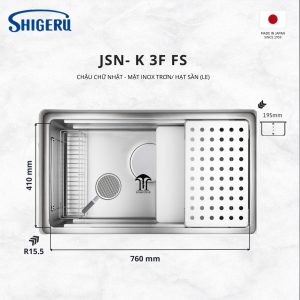 Chậu 1 Hố JS15 JSN-K 3F FS
