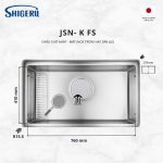 Chậu 1 Hố JS15 JSN-K FS Preview 1