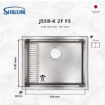 Chậu 1 Hố Dòng JS15 JSSB K 2F Preview 1